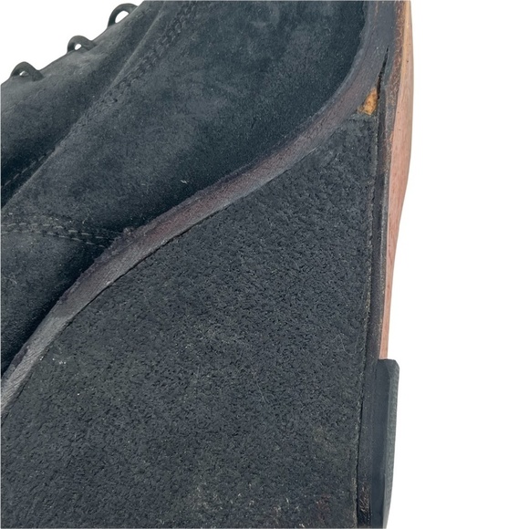 rag & bone Black Suede Lace Up Wedge Boots Size 38 Women’s - Picture 10 of 13